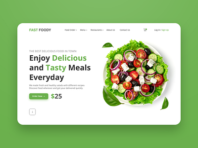 Food delivery website