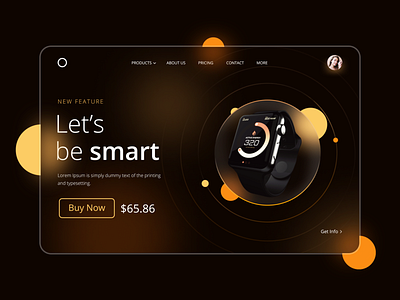 Smart watch website design