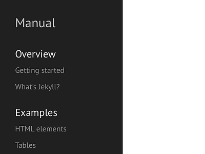 Manual black jekyll pt sans white
