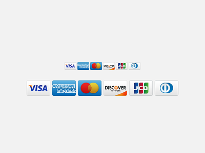 New GitHub credit card icons