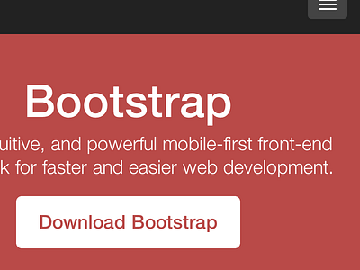 Download Bootstrap bootstrap css gray helvetica neue html mobile first red white