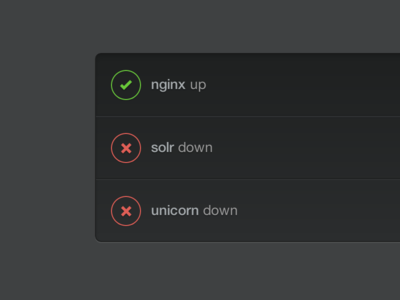 Status icons