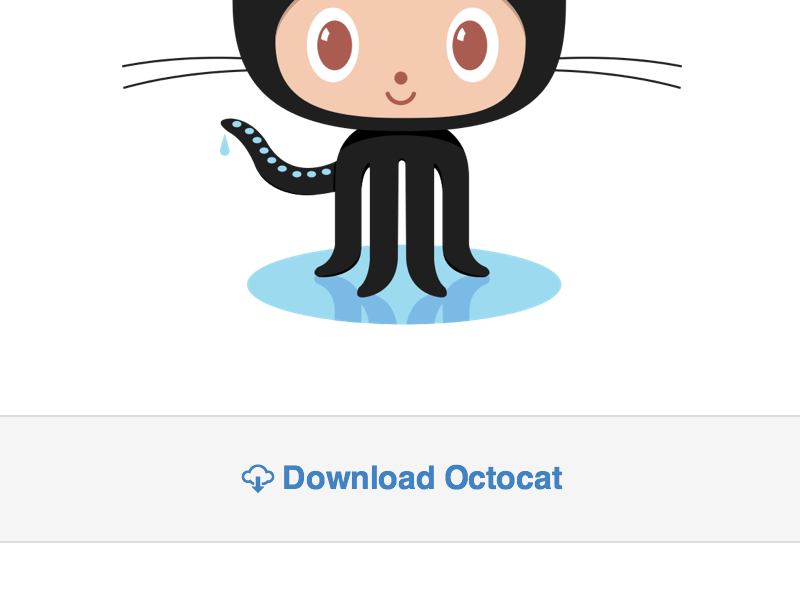 Download Octocat by Mark Otto for GitHub on Dribbble