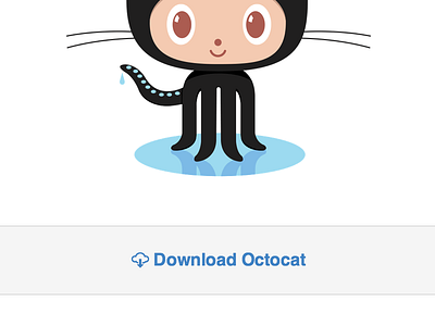 Download Octocat blue github gray helvetica octicons octocat white