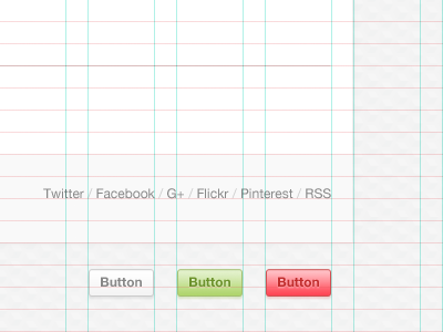 Grid & Buttons 960 buttons green grid red texture white wordpress