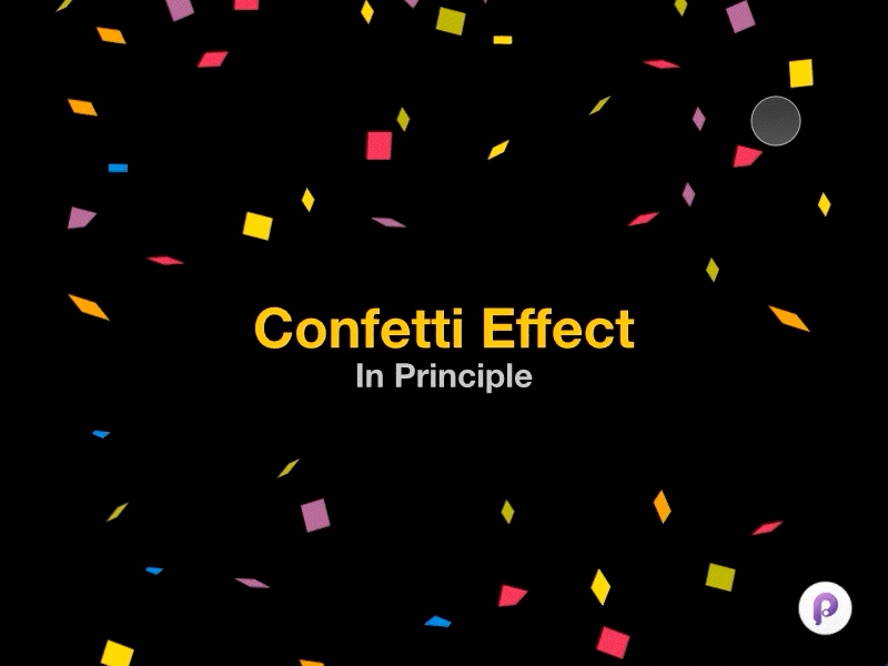 Confetti Effect In Principle confetti mac principle