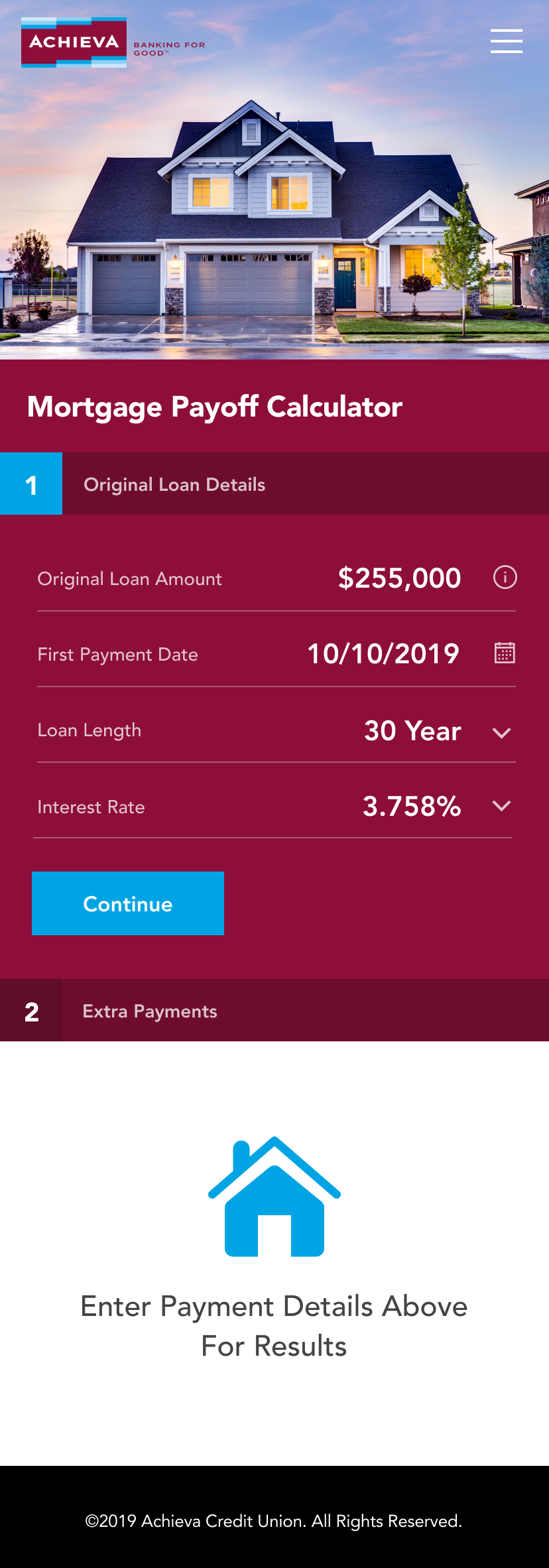 mortgage payoff calculator with extra principal payment