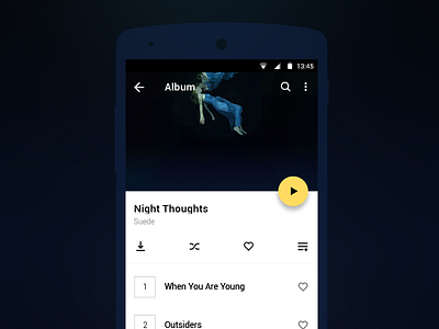 Music App android app material mobile music