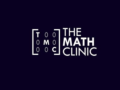 The Math Clinic Logo design icon illustration logo minimal tutor