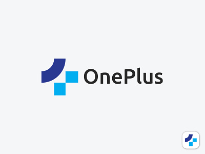 One plus logo design for branding
