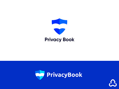 privacy Book logo design abstrack logo app icon design brand face branding colorful corporate identity creative iconic logo identity logo design modern logo privacy logo security shield startup company technology logo typography typrface ui vector