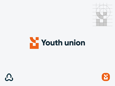 Youth union logo - Y and U combined app icon design brand face branding colorful creative ecommerce logo graphic design icon identity letter logo lettermark logo design logo mark modern logo online shop startuo company symbol typrface vector y letter logo