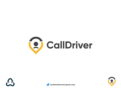 Call driver logo design