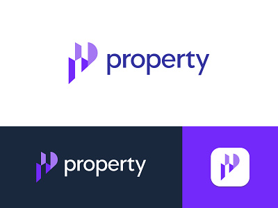 Real Estate Logo Design For Branding app icon design branding building colorful creative design digital agency ecommerce flat minimalist graphic design identity logo logo design marketing agency modern logo p letter logo realestate startup tech logo vector