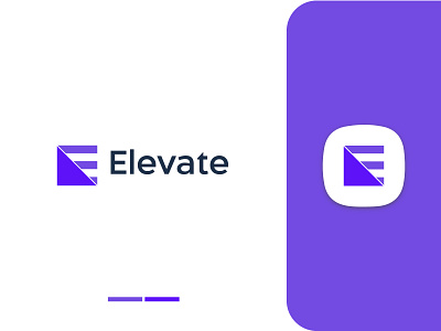 E letter logo design for branding