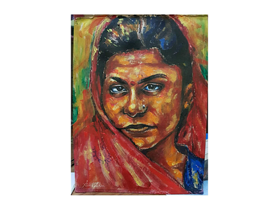 Acrylic Painting Portrait