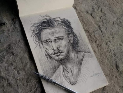 Pencil Sketch art artist artwork john snow line art painting pencil art pencil drawing pencil sketch pencils portrait portrait art sketch sketchbook