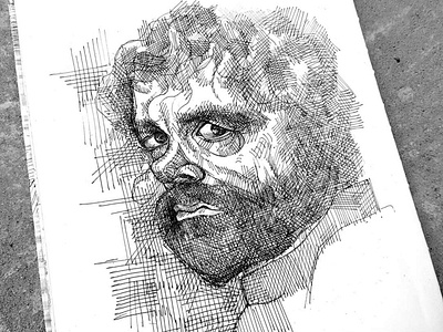 Pen Line Sketch artist illustration line art lineart lining painting portrait portrait art scribble art sketch sketchbook