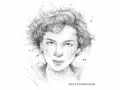 Scribble Sketch art artist artwork design illustration lineart pen and ink portrait art scribble scribble art scribbles sketch sketchbook