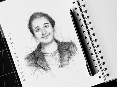 Scribble Sketch artwork illustration lineart painting pencil sketch portrait portrait art scribble art scribbles sketch sketchbook