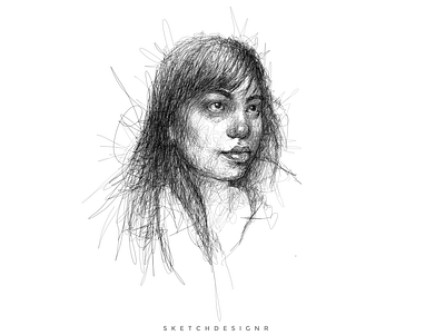 Scribble Sketch artist artwork design illustration portrait portrait art sketch sketchbook