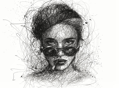 Scribble Sketch artist artwork design illustration logo portrait portrait art scribble sketch sketchbook ui