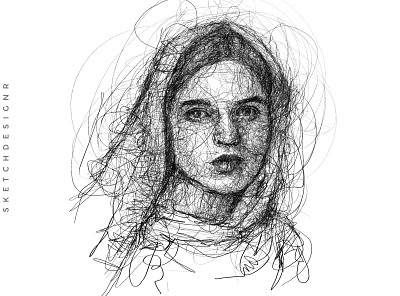 Scribble Sketch artist artwork branding design graphic design illustration logo portrait portrait art scribble sketch sketchbook