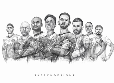 Sketch Work artist artwork design football illustration pencil sketch portrait portrait art sketch sketchbook