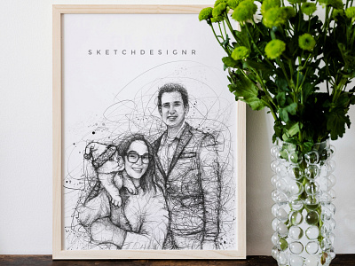 Scribble Sketch artist artwork design illustration logo portrait portrait art scribble sketch sketchbook ui