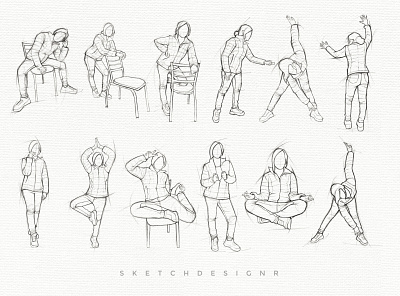 Gesture Sketch artist artwork design gesture illustration logo portrait portrait art sketch sketchbook ui
