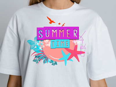 Summer Tshirt Design artist artwork design illustration logo portrait art sketchbook