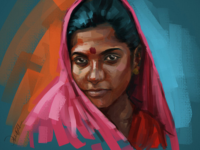 Digital Portrait Illustration