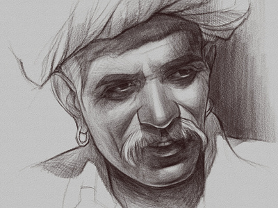 Pencil Portrait Sketch
