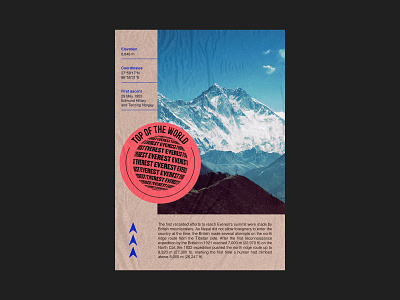 Poster 02 - Everest everest graphic design poster poster design