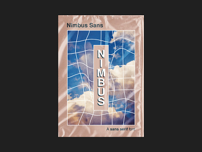 Poster 07 - Nimbus Sans font poster graphic design nimbus nimbus sans poster poster design