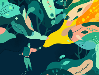 Green Light Forest (Part I) by Jaye Kang on Dribbble