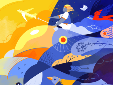 Beyond The Sky by Jaye Kang on Dribbble