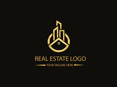 Real Estate Logo branding building custom logo design home decore home logo house movers logo real estate vector