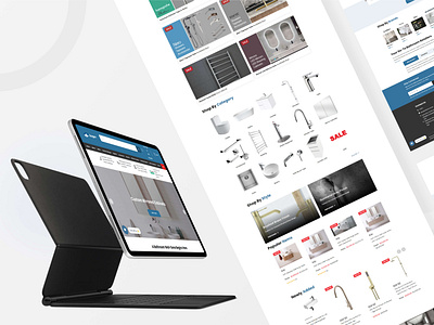 Bathroom & plumbing supplies | Ecommerce store | Web design