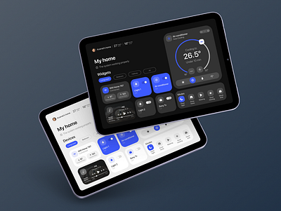 Smart home app product design ui