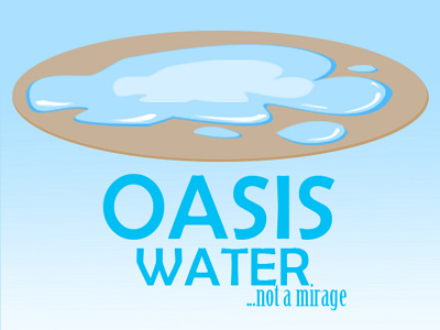 Oasis Water brand design brand identity branding design logo