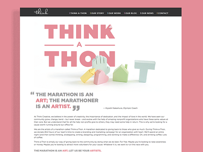 Think-a-Thon 2017 Web Design