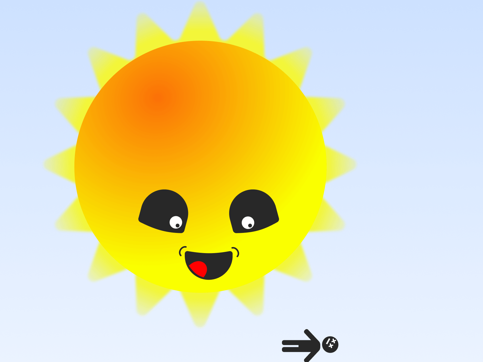 hello, suckers! animation hot illustration summer sun vector