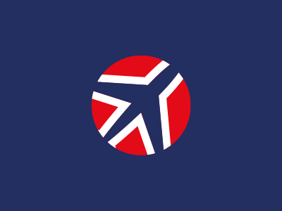 RoenTravel Logo Design branding logo illustration travel flag norway blue red