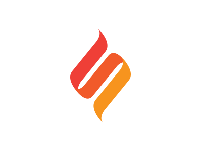 Flame logo branding fire flame illustration logo orange red