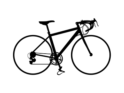 Bicycle bicycle illustration silhouette