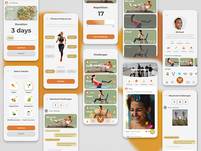 Sweatspace Light Mode Design challenge challenge accepted figma mobile ui workout app