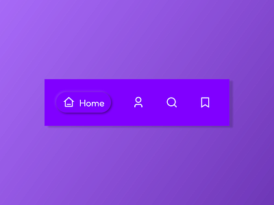 Navigation Bar neumorphic