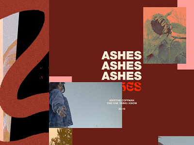 ASHES album album art art direction ashes brand cover grungy music trendy