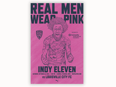 Indy Eleven Game Day Poster: October 16, 2021